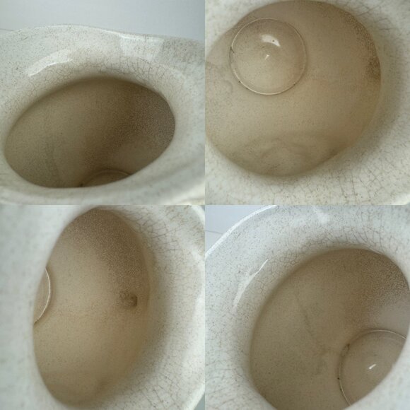 Vtg Pfaltzgraff Pitcher Speckled Cream Off White Cottage Farmhouse Colonial - Picture 4 of 17